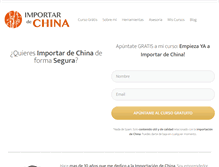 Tablet Screenshot of importardechina.com